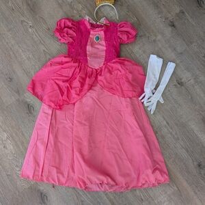Princess Peach Costume Girls Size Small